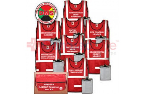 DMS-05307 Hazardous Materials Response Organization Vest Kit